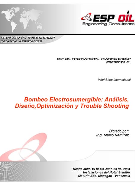manual de bombeo electrosumergible